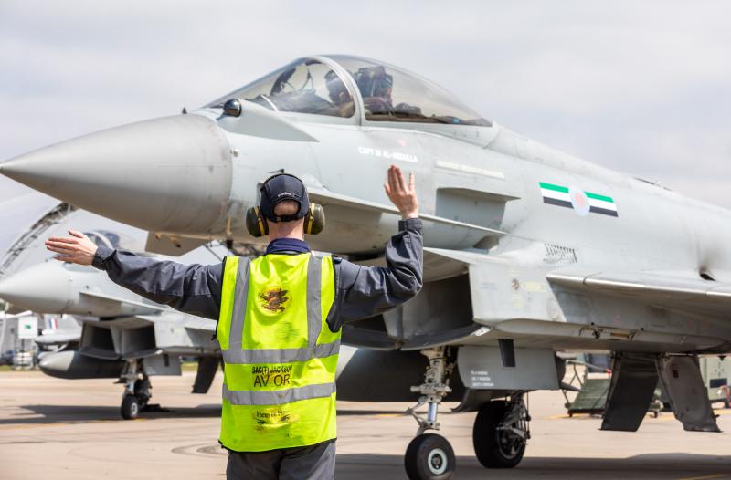 Typhoon FGR4 (No 12 Sqn - UK-Qatar Unit) [MoD Crown Copyright/LAC Iwan Lewis] #3