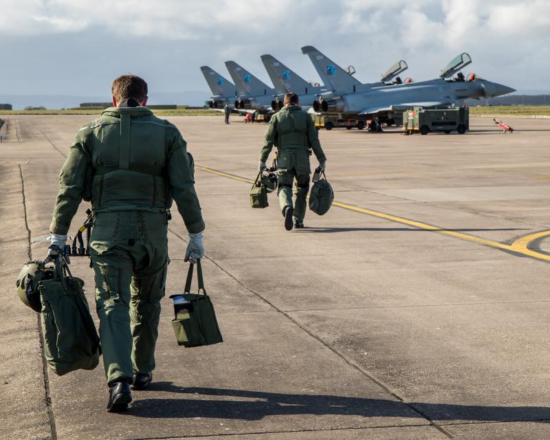 No 6 Sqn RAF Pilots Depart for BAP [MoD Crown Copyright/Sgt Keates] #1 
